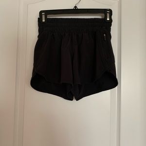 Black Lululemon Tracker shorts